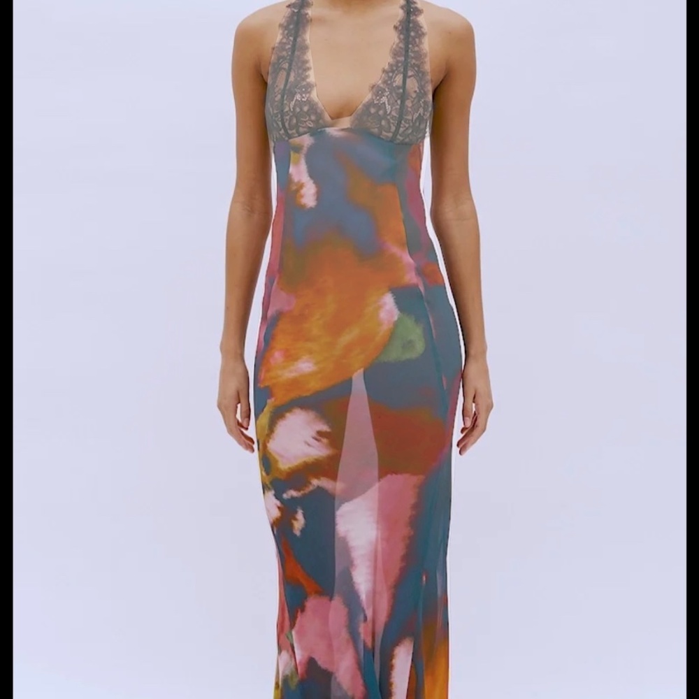 Rat and Boa Paola Floral Slip Dress